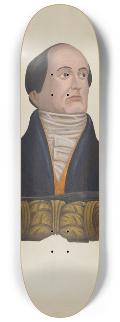 F.W. Powell - Daniel Webster Figurehead 8.25 inch art skate deck