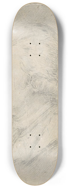 Gabriel de Saint-Aubin - Portrait of a Man 8.25 inch art skate deck