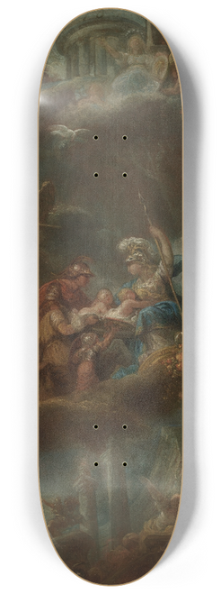 Gabriel-Franois Doyen - The Russian Nobility Offering the Imperial Princes to Minerva 8.25 inch art skate deck
