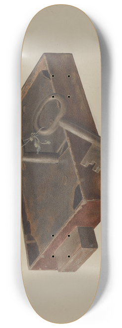 Alexander Anderson - Bar Lock and Keys 8.25 inch art skate deck