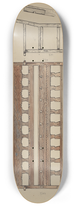 Geoffrey Holt - Mission Bench 8.25 inch art skate deck