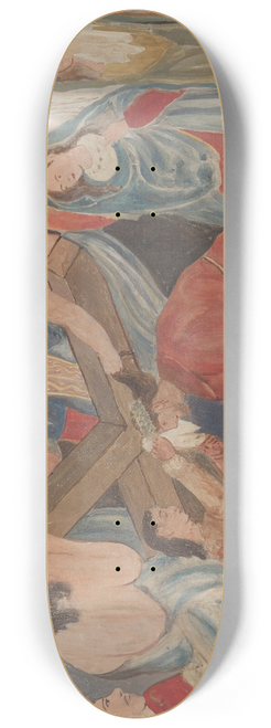 Geoffrey Holt - Station of the Cross No. 6  Veronica RendersService to Jesus 8.25 inch art skate deck