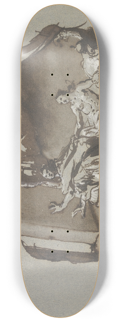 Georg Anton Urlaub - Josef und die Frau des Potiphar 8.25 inch art skate deck