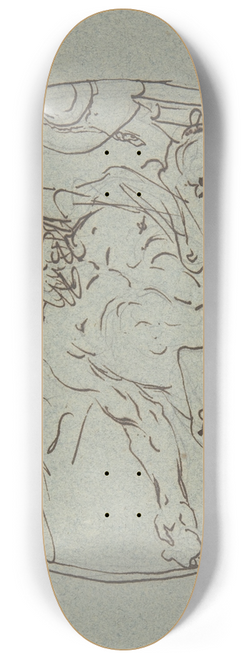 Georg Anton Urlaub - Saint Augustus 8.25 inch art skate deck