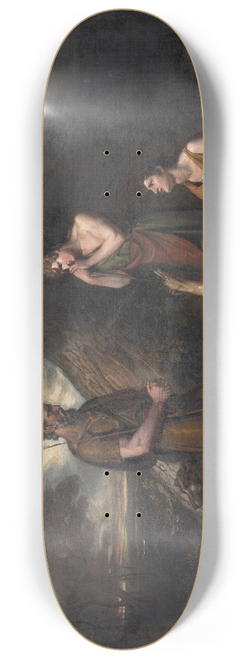 George Dawe - Imogen found in the cave of Belarius 8.25 inch art skate deck