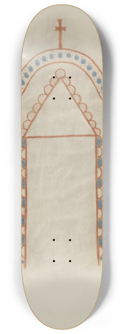 George E. Rhone - Wall Painting 8.25 inch art skate deck