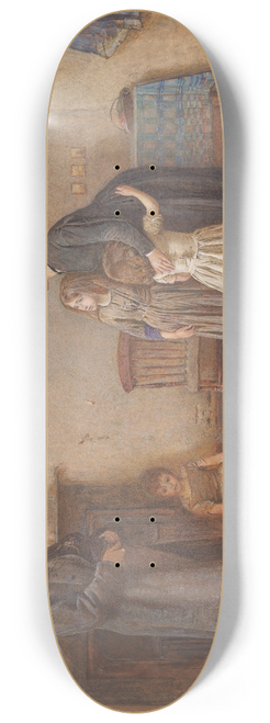 George John Pinwell - Landlord and Tenant 8.25 inch art skate deck