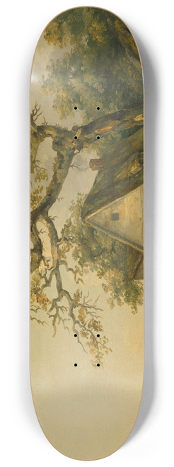 George Morland - A Country Inn 8.25 inch art skate deck