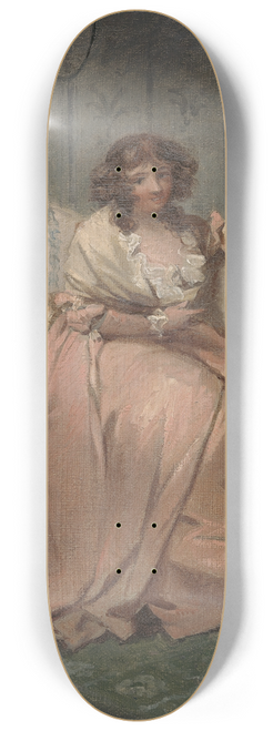 George Morland - A Woman Called Anne, the Artists Wife 8.25 inch art skate deck