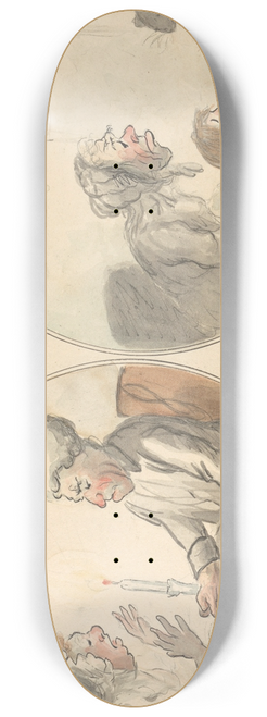 George Moutard Woodward - Circles of Wisdom No. 1 8.25 inch art skate deck