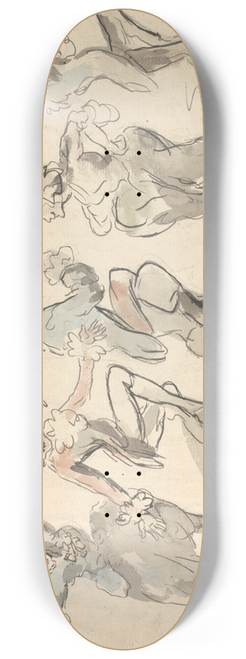 George Moutard Woodward - Malbrouke 8.25 inch art skate deck