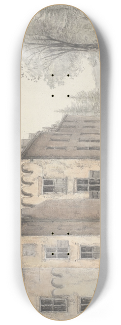 George Pieter Westenberg - Gezicht op het kasteel Doorwerth 8.25 inch art skate deck