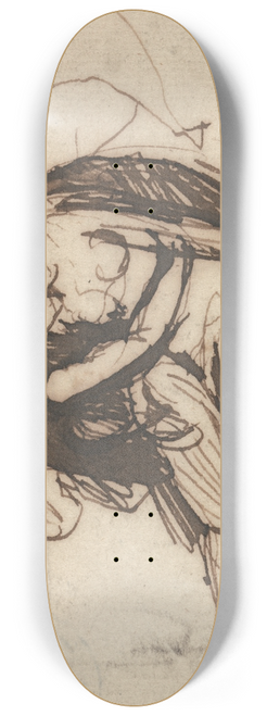 George Romney - Caladon and Amelia 8.25 inch art skate deck