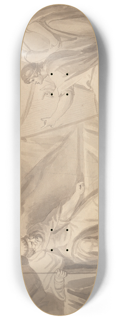 George Romney - David before Saul 8.25 inch art skate deck