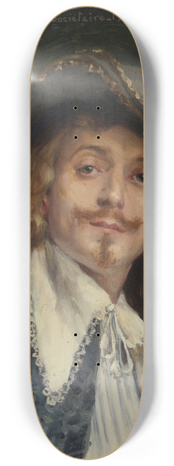 Georges Alexandre Lucien Boisselier - Portrait de Georges Le Roy (1885-1965) 8.25 inch art skate deck