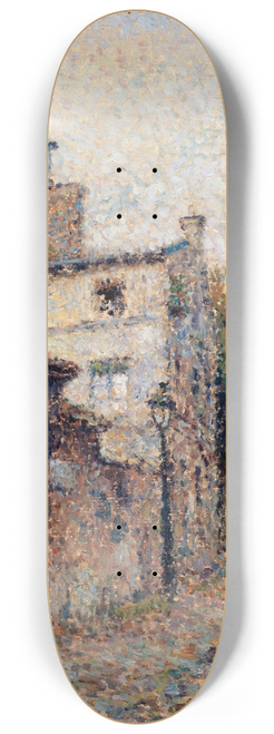 Georges Aufray - La maison de Balzac, rue Berton,  Passy 8.25 inch art skate deck