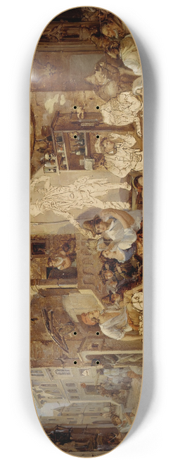 Alexander Laurus - Street View In Rome 8.25 inch art skate deck