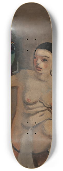 Georges Kars - WomanWith Parrot 8.25 inch art skate deck