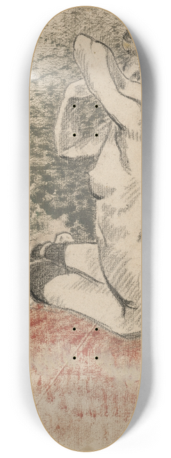 Georges Lemmen - Nu assis 8.25 inch art skate deck