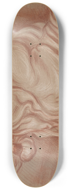 Georges Lemmen - Reclining Girl with Wide Dress 8.25 inch art skate deck