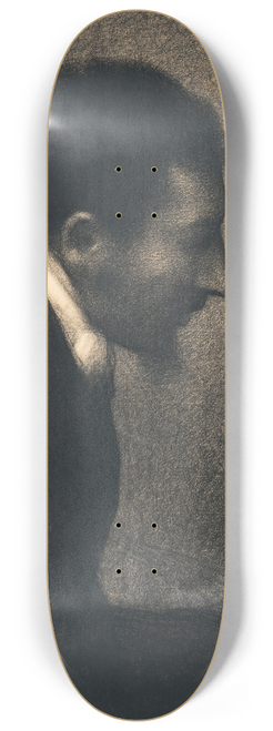 Georges Seurat - Aman-Jean (Portrait of Edmond Franois Aman-Jean) 8.25 inch art skate deck