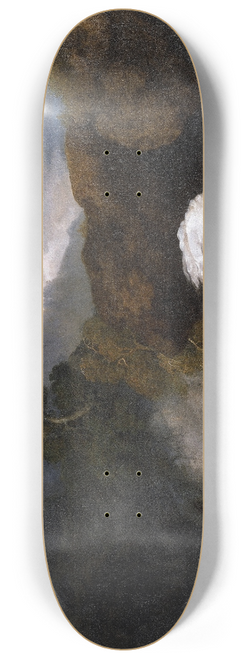 George Stubbs - Horse Frightened by a Lion 8.25 inch art skate deck