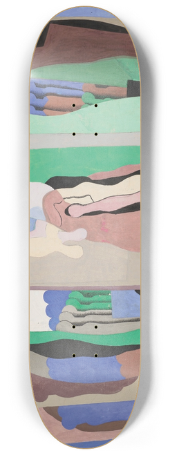 Georges Valmier - Les Acrobates au cirque 8.25 inch art skate deck