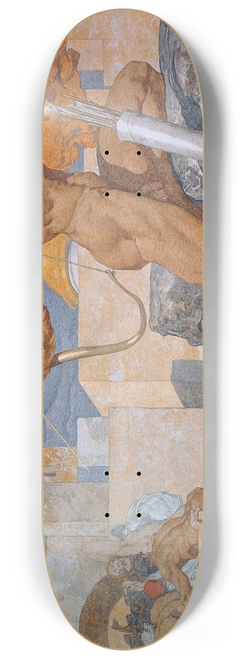 Alexander Rothaug - Apollo, sending out the plague arrows 8.25 inch art skate deck