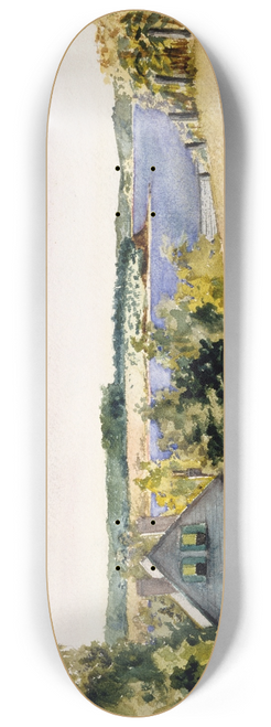 George Wesley Bellows - Gardiners Bay from Sag Harbor 8.25 inch art skate deck