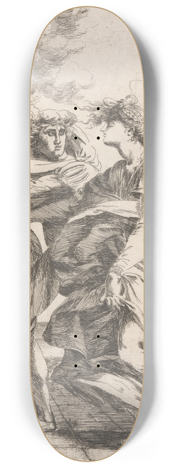 Alexander Runciman - The Landing of St. Margaret in Scotland 8.25 inch art skate deck