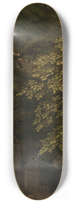 Gerard David - View in a Forest, Outer Left Wing of a Triptych 8.25 inch art skate deck