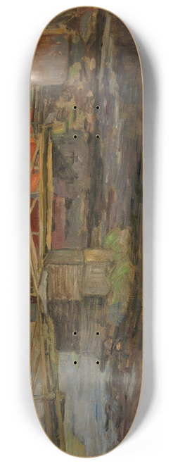 Gerhard Munthe - Early in the Morning 8.25 inch art skate deck