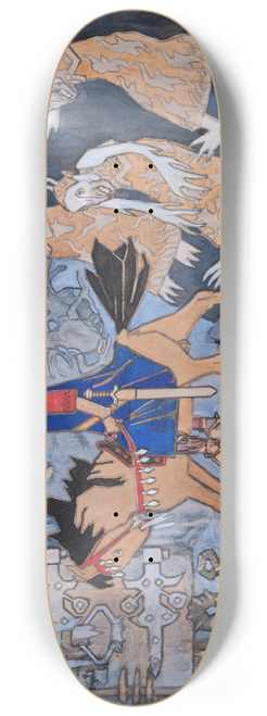 Gerhard Munthe - The Door in the Rock 8.25 inch art skate deck
