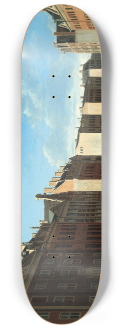 Gerrit Adriaensz. Berckheyde - View of the Golden Bend in the Herengracht 8.25 inch art skate deck