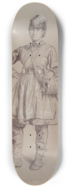 Alexandre Bida - Cantinire du 21me Bataillon. 8.25 inch art skate deck