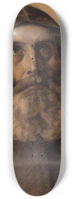 Alexandre Bida - Tte de moine barbu 8.25 inch art skate deck