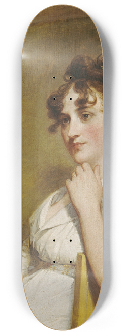 Gilbert Stuart - Eleanor Parke Custis Lewis (Mrs. Lawrence Lewis) 8.25 inch art skate deck