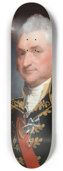 Gilbert Stuart - Major-General Henry Dearborn 8.25 inch art skate deck
