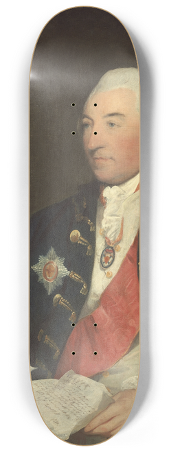 Gilbert Stuart - Sir John Dick 8.25 inch art skate deck