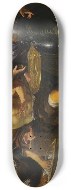 Gioacchino Assereto - Phocion refuses the gifts of Alexander the Great 8.25 inch art skate deck