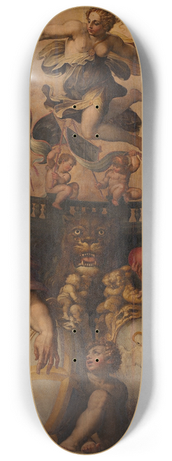 Giorgio Vasari - Allegories of the Quarters of Santo Spirito and Santa Croce 8.25 inch art skate deck