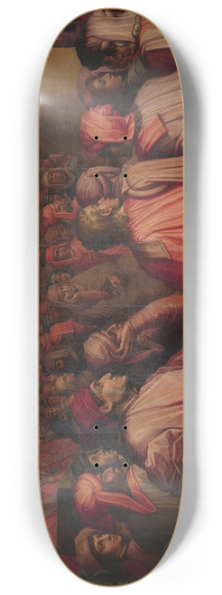 Giorgio Vasari - Speech by Antonio Giacomini for the war against Pisa in the Sala dei Duecento 8.25 inch art skate deck