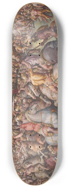 Giorgio Vasari - The rout of the Pisans at Torre San Vincenzo 8.25 inch art skate deck