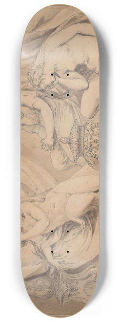 Giovanni Battista Cipriani - Design for a Monument to the Memory of Michaelangelo 8.25 inch art skate deck