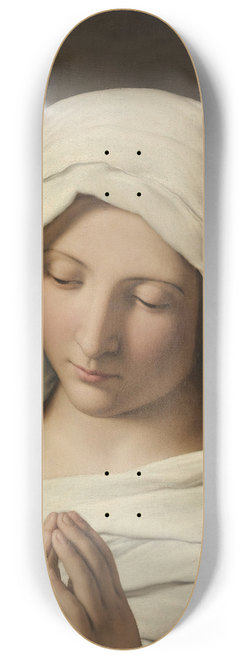 Giovanni Battista Salvi da Sassoferrato - The Madonna In Prayer 8.25 inch art skate deck