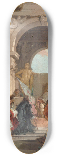 Giovanni Battista Tiepolo - The Investiture of Bishop Harold as Duke of Franconia 8.25 inch art skate deck