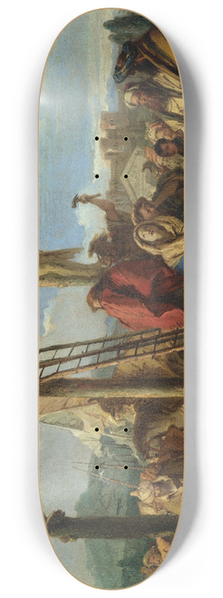 Giovanni Domenico Tiepolo - The Lamentation At The Foot Of The Cross 8.25 inch art skate deck