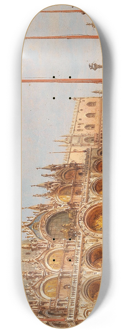 Giovanni Grubacs - A View Of St Marks Basilica And A View Of St Marks Square 8.25 inch art skate deck