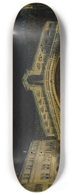 Giovanni Grubacs - NocturnalVenetian scene on the Feast of the Redentore 8.25 inch art skate deck