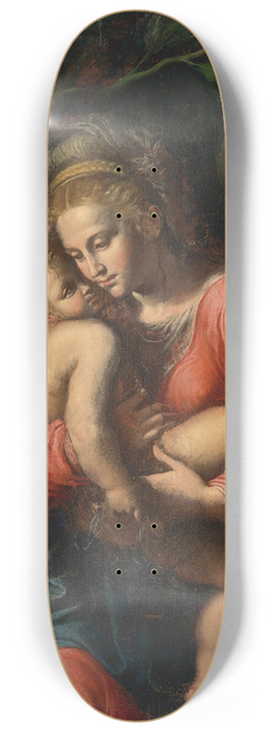 Girolamo Da Carpi - The Holy Family 8.25 inch art skate deck
